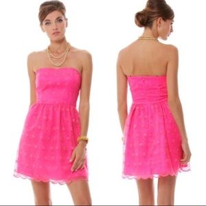 Size 2 Lilly Pulitzer Payton pink daisy dress